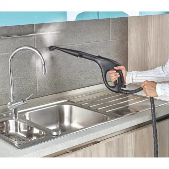Aparat de curatat cu abur Polti Vaporetto Smart 30_R, 1800 W, Alb/Rosu