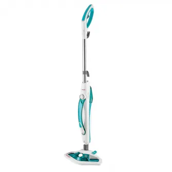 Aparat de Curatat cu Abur Polti Vaporetto SV 450 Double, 15 in 1, 1500 W, 2.4 Kg, Alb/Verde