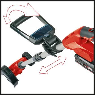 Aparat de curatat rosturi pavaj pe acumulator Einhell GC-CC 18 Li Kit, 18 V, 1200 RPM, diametru perie 100 mm, 1 acumulator, incarcator