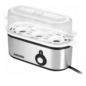 Aparat de fiert oua Mesko MS 4485, 3 oua, 350W, Argintiu