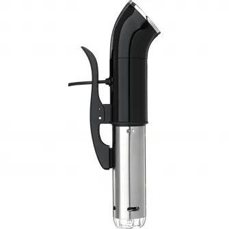 Aparat de gatit Sous Vide Laica SVC107, 1200W, display LED, Negru/Inox