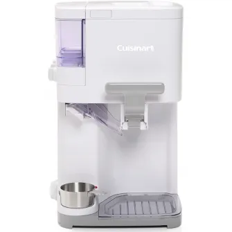 Aparat de inghetata Cuisinart ICE48E, putere 50 W, capacitate de 1.42 L, alb