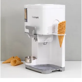 Aparat de inghetata Cuisinart ICE48E, putere 50 W, capacitate de 1.42 L, alb
