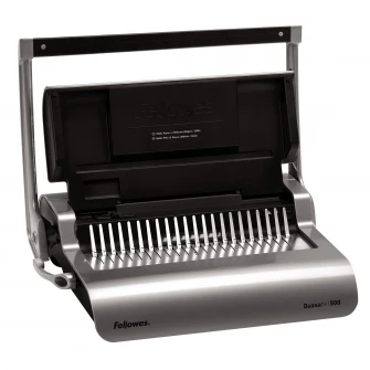 Aparat de legat cu spira, QUASAR+ 500, manual, 500 coli, Fellowes