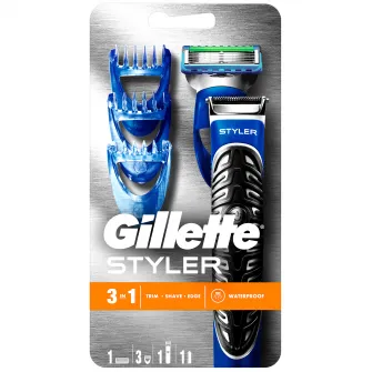 Aparat de ras Gillette Fusion ProGlide Styler, maner cu 1 rezerva