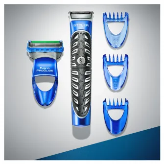Aparat de ras Gillette Fusion ProGlide Styler, maner cu 1 rezerva
