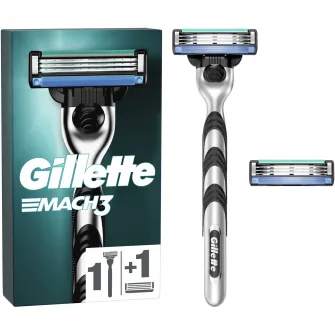 Aparat de ras Gillette Mach3 + 1 rezerva