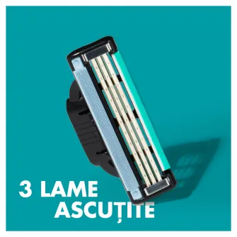 Aparat de ras Gillette Mach3 + 1 rezerva