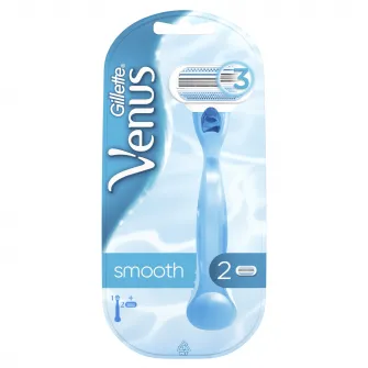 Aparat de ras pentru femei Gillette Venus Smooth + 1 rezerva