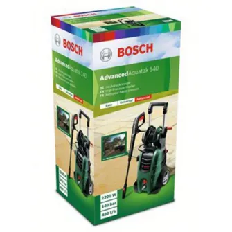 Aparat de spalat cu presiune Bosch Advanced Aquatak 140, 2100 W, 140 bar presiune maxima, 450 l/h debit apa, tambur furtun