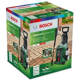 Aparat de spalat cu presiune Bosch Universal Aquatak 130, 1700 W, 380 l/h, 130 bar, duza spumare, furtun 6 m, accesorii incluse