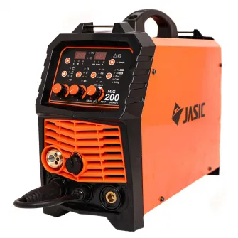 Aparat de sudura Jasic MIG 200 Premium, MIG/TIG/MMA, 230 V, 200 A, 1.6-3.2 mm electrod, 8000 W curent absorbit, accesorii MIG MAG incluse