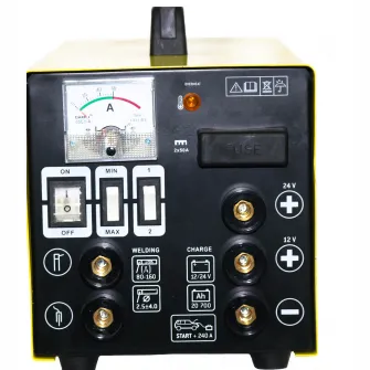 Intensiv COMBI 160, 230 В, 160 А сварочный аппарат и автомобильный выпрямитель, электрод 1,6-3,2 мм, функция запуска робота, аксессуары в комплекте