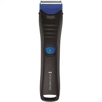 Aparat de tuns corporal Remington BHT250, Trimmer, Acumulator, Indicator LED, Negru/Albastru
