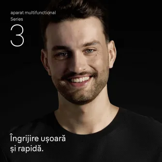 Aparat de tuns multifunctional Braun All-in-One Seria 3 AIO3540, 8-in-1, Lama ultra ascutita, 6 Piepteni, 1 Perie de curatare, 1 Saculet, 14 Setari de lungime , Autonomie 50 minute, Gri argintiu lucios