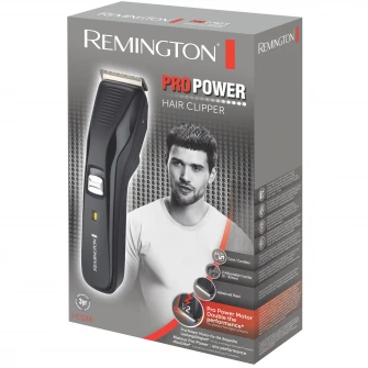 Aparat de tuns Parul & Barba Remington HC5200, LED, Lame otel, 3-42 mm, Acumulator, Negru
