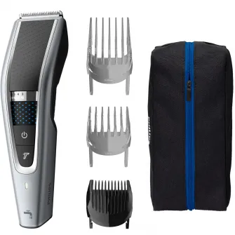 Aparat de tuns Philips HC5630/15, 0.5-28 mm, 28 trepte, Litiu Ion, Lavabil, Argintiu