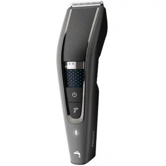 Aparat de tuns Philips HC7650/15, 0.5-28 mm, 28 trepte, Litiu-Ion, Lavabil, Negru/Albastru
