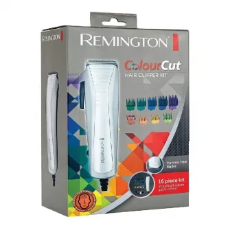 Aparat de tuns Remington HC5035 ColourCut, Lame Inox, Alimentare la retea, 1.5-25 mm, Alb/Gri