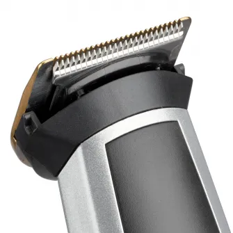Машинка для стрижки волос и бритва BaByliss MT726E, Многофункциональный триммер Titanium 8in1, 8 аксессуаров, Серебряный