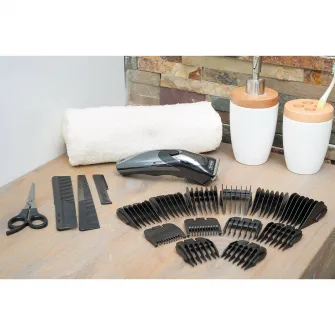 Wahl Clipper 09639-816 Аккумулятор для стрижки и бороды Стальные лезвия Самозатачивающиеся Моющиеся Серые