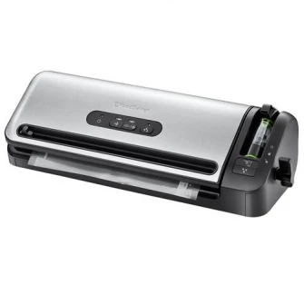 Aparat de vidare FoodSaver FFS017X-01, 1 viteza, port caserole/pungi, 28cm, functie marinare, Argintiu/Negru
