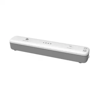 Aparat de vidat Aeno AVS0001, 85 W, aspiratie in vid 65 kPa, capacitate pana la 4.5 l/ min, lungime de etansare pana la 30 cm, 10 pungi, adaptor recipient/ sticla inclus, e-Recipe Book, gri/ alb