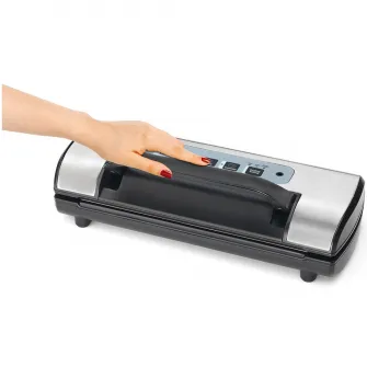 Aparat de vidat Laica VT3217, 15 l/min, Pulse Vacuum, vidare recipiente, Negru/Gri