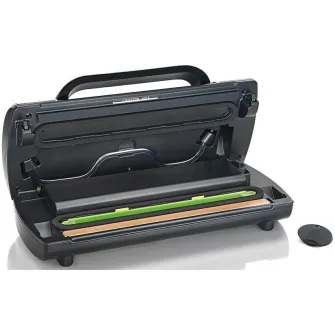 Aparat de vidat Laica VT3217, 15 l/min, Pulse Vacuum, vidare recipiente, Negru/Gri