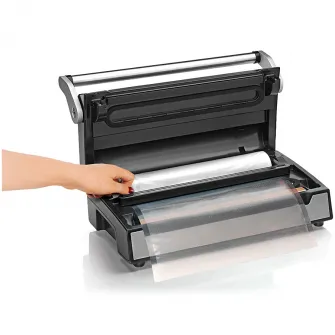 Aparat de vidat Laica VT3240 XPro, 22 l/min, Banda dubla de sigilare, Functie Marinare