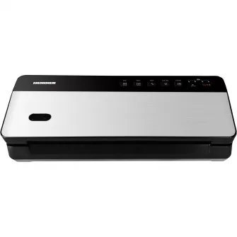 Aparat de vidat si sigilat reincarcabil Heinner HAV-CRD80SS , vidare uscata si umeda, functie sigilare, acumulator LI 11.1V, 2000 MAH, incarcare tip USB, Putere : 80W, negru