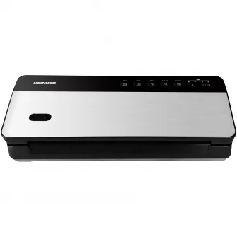 Aparat de vidat si sigilat reincarcabil Heinner HAV-CRD80SS , vidare uscata si umeda, functie sigilare, acumulator LI 11.1V, 2000 MAH, incarcare tip USB, Putere : 80W, negru