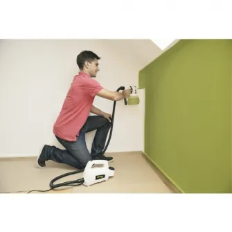 Aparat de vopsit si zugravit Wagner W450, 110 W, 1300 ml, 15 mp/10 min, debit vopsea 230 ml/min + atasament pentru pulverizarea vopselei Wagner PerfectSpray 800