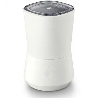 Aparat electric pentru spumarea laptelui Tchibo 625533, 250 ml, baza rotativa, alb