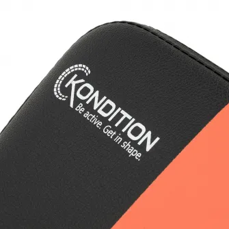 Aparat fitness KONDITION AB Dual trainer cu computer, greutate maxima utilizator 100 kg, Negru/Portocaliu