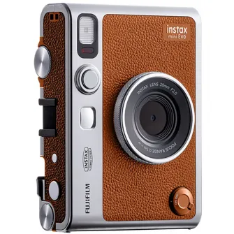 Aparat foto instant Fujifilm Instax Mini Evo Brown