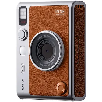 Aparat foto instant Fujifilm Instax Mini Evo Brown