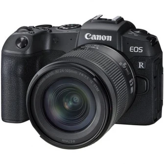 Aparat foto Mirrorless Canon EOS RP, 26.2 MP, Negru + Obiectiv RF 24-105mm IS STM