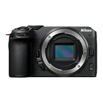Aparat foto Mirrorless Nikon Z30 Vlogger Kit, 20.9 MP, 4K, Wi-Fi, + Obiectiv 16-50mm, Negru