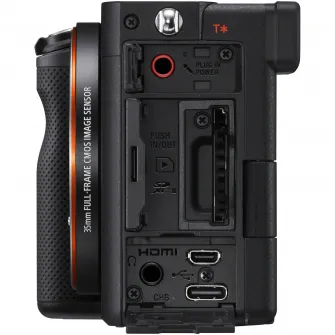 Aparat foto mirrorless Sony Alpha A7C, 24.2MP, Full-Frame, 4K, Body, Negru