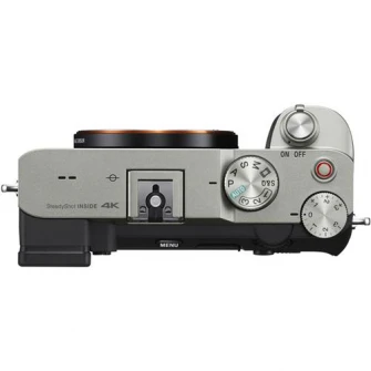 Aparat foto mirrorless Sony Alpha A7C, 24.2MP, Full-Frame, 4K, Body, Argintiu