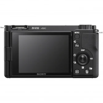 Aparat foto Mirrorless Sony Alpha ZV-E10, 24.2MP, 4K, Body, Negru