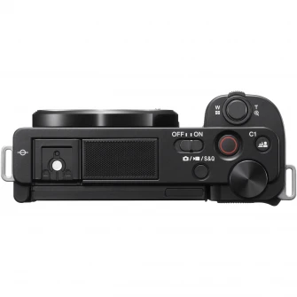 Aparat foto Mirrorless Sony Alpha ZV-E10, 24.2MP, 4K, Body, Negru