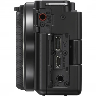 Aparat foto Mirrorless Sony Alpha ZV-E10, 24.2MP, 4K, Body, Negru