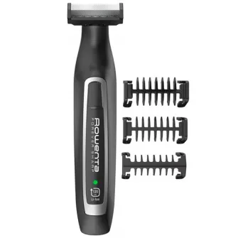 Aparat hibrid de tuns, conturat si barbierit Forever Sharp TN6000F4, lavabil, lame din inox cu autoascutire, 3 piepteni, Negru