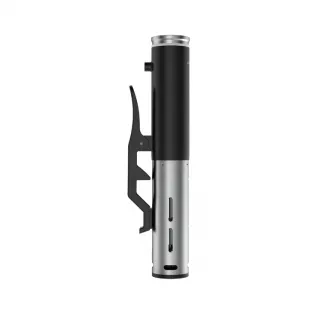 Aparat pentru gatire lenta Aeno Sous Vide ASV0001, 1200W, otel inoxidabil si plastic, interval de temperatura 20–95°С, volumul vaselor de gatit pana la 15 litri, cronometru setat pana la 100 de ore, 4 programe de gatit presetate
