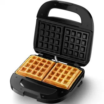Aparat pentru sandvich-uri si gofre Philips HD2332/90 Seria 3000, 750W, plite neaderente,comutator pornit/oprit, lumini indicatoare, sistem de blocare rapida