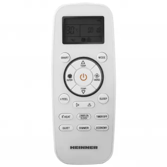 Aparate de aer conditionat HEINNER 9000 BTU, kit instalare inclus, clasa A++, functie iFeel, functie Quiet, timer, auto restart, HAC-HS09KIT++, alb