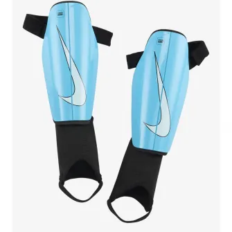 Aparatori fotbal Nike Charge, marime L, albastru
