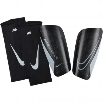Aparatori fotbal Nike Mercurial Lite, unisex, marime L, negru